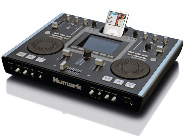 The Numark iDJ2 has a large colour screen